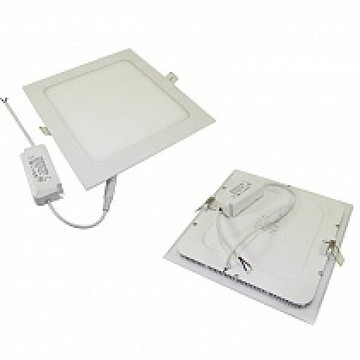 Светильник 15Вт квадрат-панель ПЛАСТИК белый